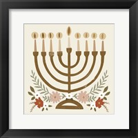 Natural Hanukkah II Framed Print
