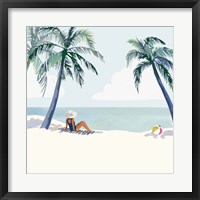 Framed Palm Tree Paradise I