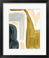 Framed 'Brushy Shapes IV' border=