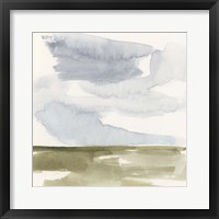 Open Field Sketch II Framed Print