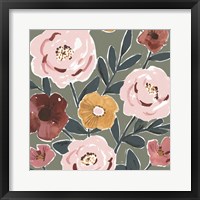 Framed 'Fair Flowers II' border=