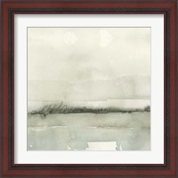 Framed 'Winter Reflections III' border=