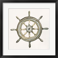 At the Helm II Framed Print