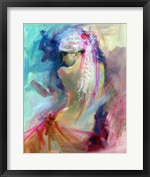 Mood Alizarine I Framed Print