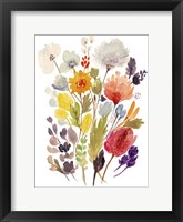 Modern Bouquet Stems II Framed Print