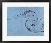 James River Heron II Framed Print