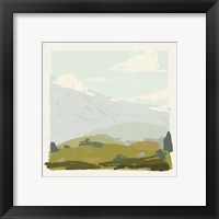 Framed 'Alpine Ascent I' border=