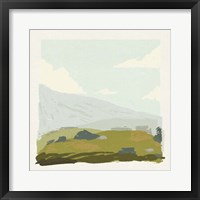 Framed 'Alpine Ascent III' border=