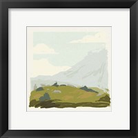 Framed 'Alpine Ascent IV' border=