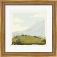 Framed 'Alpine Ascent IV' border=