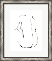 Framed 'Seated Figure Pose II' border=