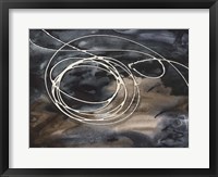 Midnight Swirl II Framed Print