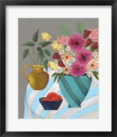 Striped Tablecloth II Framed Print