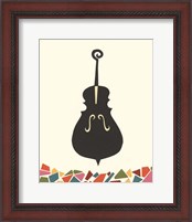 Framed 'Cut Paper Instruments I' border=