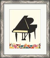 Framed 'Cut Paper Instruments II' border=