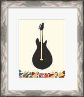 Framed 'Cut Paper Instruments VII' border=