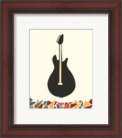 Framed 'Cut Paper Instruments VII' border=