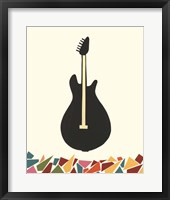 Cut Paper Instruments VII Framed Print