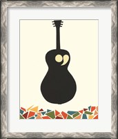 Framed 'Cut Paper Instruments VIII' border=