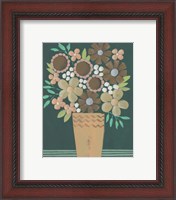 Framed 'Flower Garden Bouquet I' border=