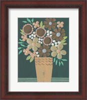 Framed 'Flower Garden Bouquet I' border=