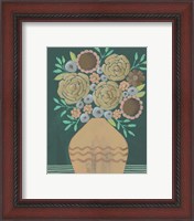 Framed 'Flower Garden Bouquet II' border=