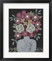 Framed 'Bundle of Flowers I' border=