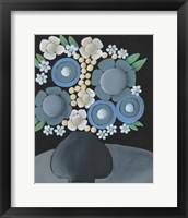 Framed 'Gathering Floral II' border=