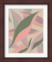 Framed 'Elongated Leaves I' border=