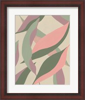 Framed 'Elongated Leaves II' border=