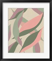 Elongated Leaves II Framed Print