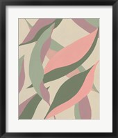 Framed 'Elongated Leaves II' border=