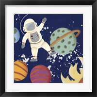 Framed 'Future Space Explorer I' border=