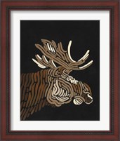 Framed 'Forest Dweller I' border=