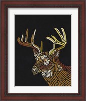 Framed 'Forest Dweller III' border=