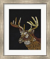 Framed 'Forest Dweller III' border=