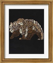 Framed 'Forest Dweller IV' border=