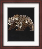 Framed 'Forest Dweller IV' border=