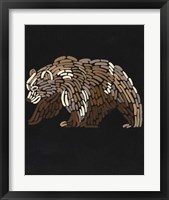 Framed 'Forest Dweller IV' border=