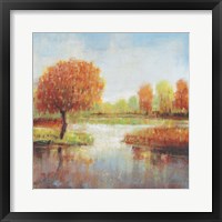 Lake Reflections I Framed Print