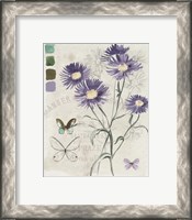 Framed 'Field Notes Florals III' border=