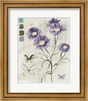 Framed 'Field Notes Florals III' border=