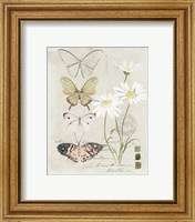 Framed 'Field Notes Florals IV' border=