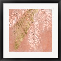 Framed Golden Palms I