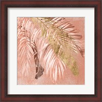 Framed 'Golden Palms II' border=