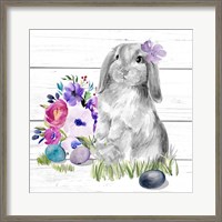 Framed 'Bright Easter Bouquet II' border=