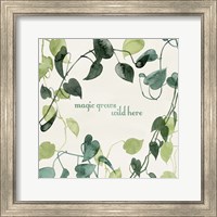 Framed 'Magic Grows I' border=