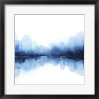 Ultramarine Mirror I Framed Print