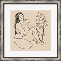 Framed 'Femme Figure III' border=