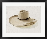 Framed Cowboy Hat I